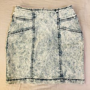 Acid Wash Skirt